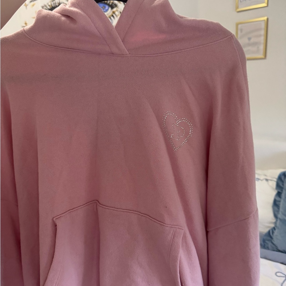 Rhinestone PINK hoodie